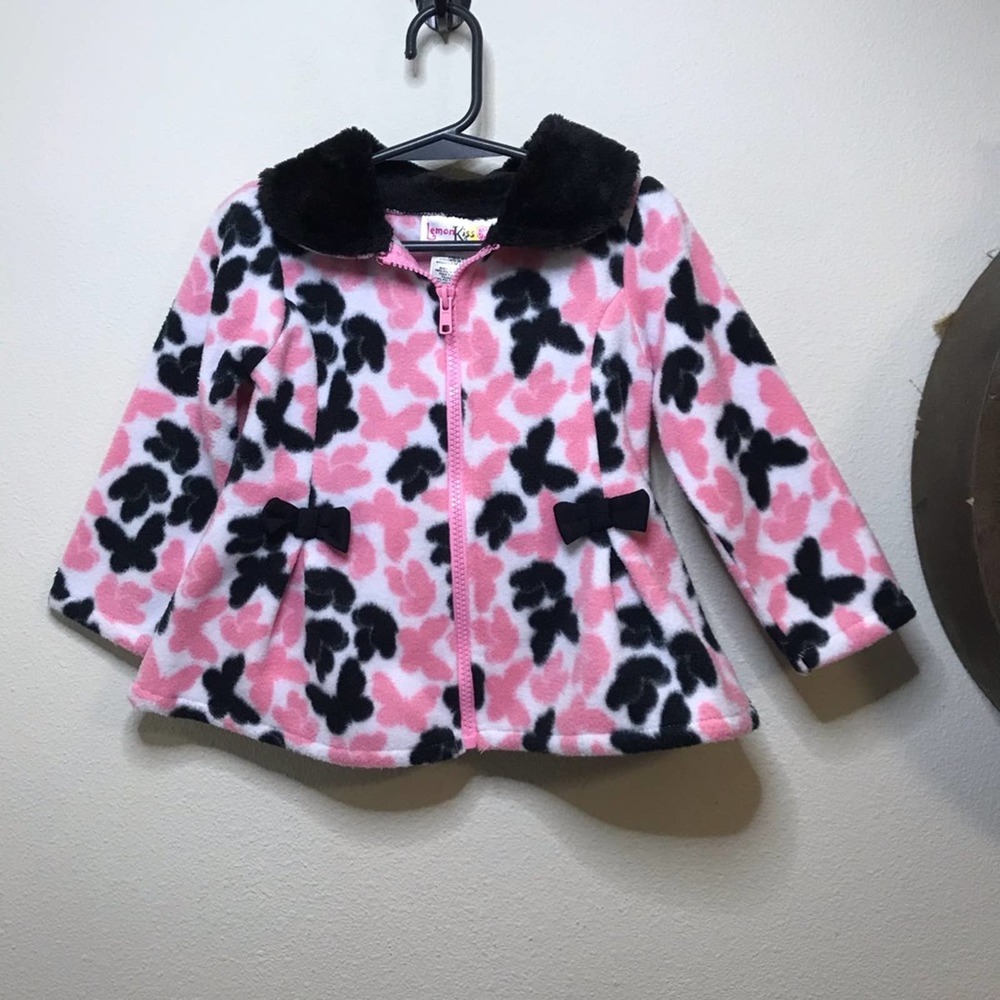 LemonKiss baby girl pea coat size 2T